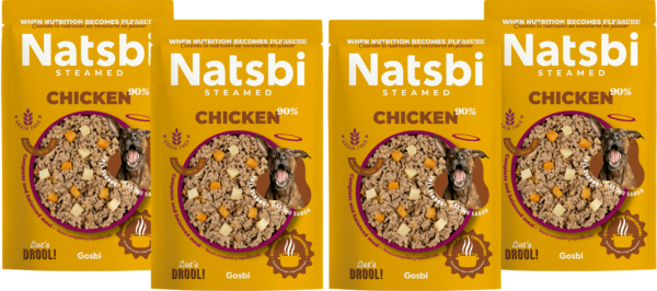 Natsbi 犬用 同一レシピ4個セット